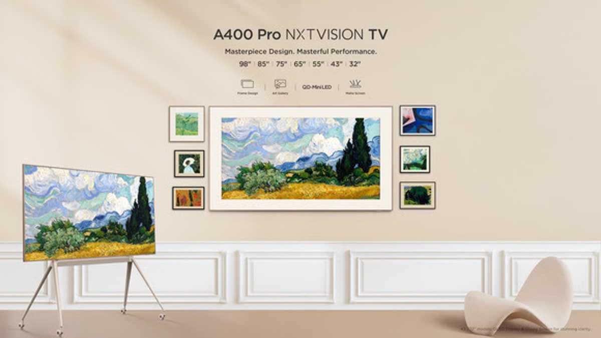 TCL bringt neue Art-TV-Produktreihe A400 nach Deutschland: Erstmals mit QD-Mini LED