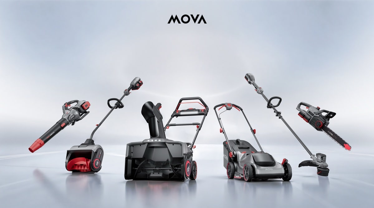 MOVA bringt eigene 20-Volt-Akkugeräte für die Gartenarbeit auf den Markt